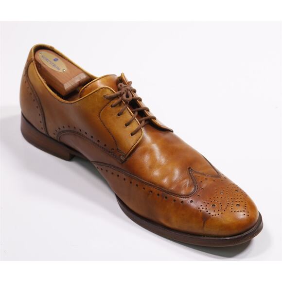 Cole Haan Mens British Tan Wingtip Leather Oxford Dress Shoes Men\'s US 13 M main image 10